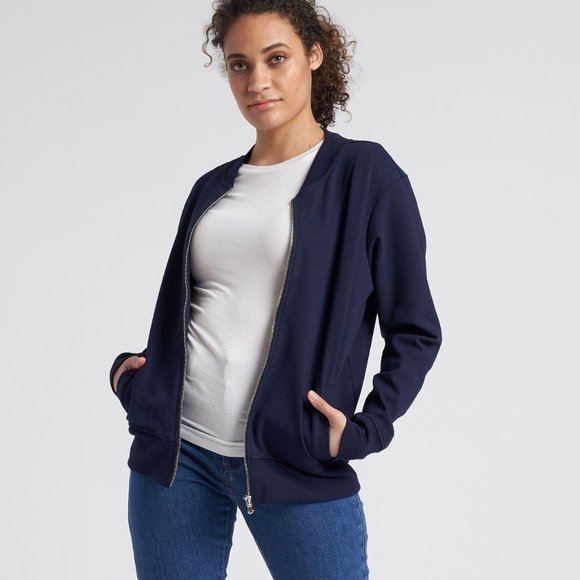 Universal Standard Jackets & Blazers - Universal Standard Brooke Bomber Sweatshirt 10-12